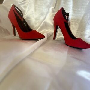 Elegant Red High Heels for Women